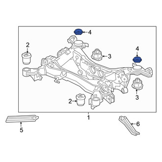 Honda OE - Upper Suspension Crossmember Insulator
