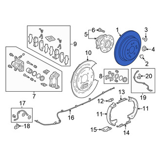 Honda OE - Rear Disc Brake Rotor
