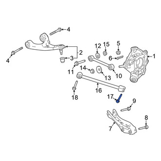 Honda OE - Outer Suspension Trailing Arm Bolt