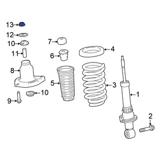 Honda OE - Suspension Strut Nut