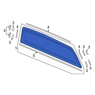 Honda OE - Rear Back Glass