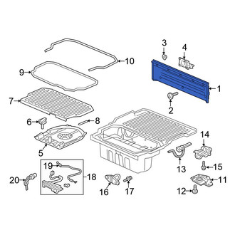 Honda OE - Right Truck Bed Liner