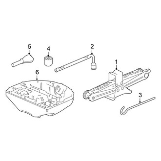 Honda OE - Rear Body & Floor - Jack & Components