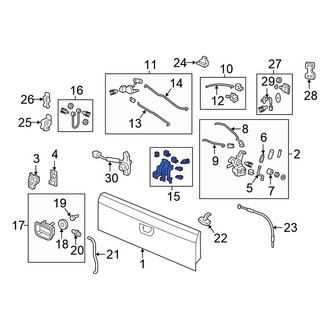 Honda OE - Rear Tailgate Latch