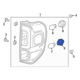 Honda OE - Rear Turn Signal Light Socket