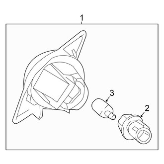 Honda OE - Rear Lamps - License Lamps
