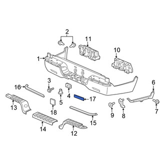 Honda OE - Rear Right Reflector Panel