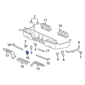 Honda OE - Right Bumper Cover Cap