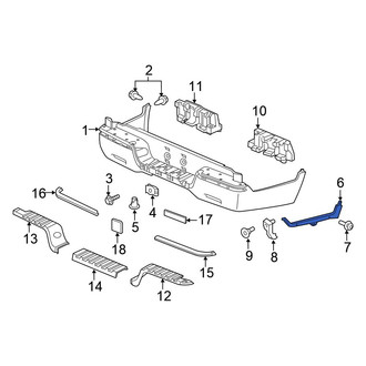 Honda OE - Rear Left Bumper Guide