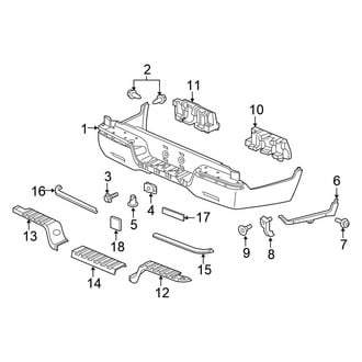 Honda OE - Rear Bumper - Bumper & Components