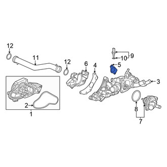 Honda OE - Right Engine Coolant Outlet Gasket