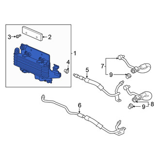 Honda OE - Automatic Transmission Oil Cooler