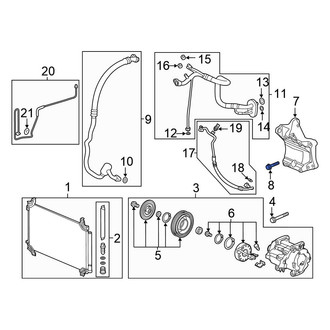 Honda OE - A/C Compressor Bolt