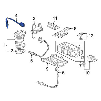 Honda OE - Front Right Oxygen Sensor