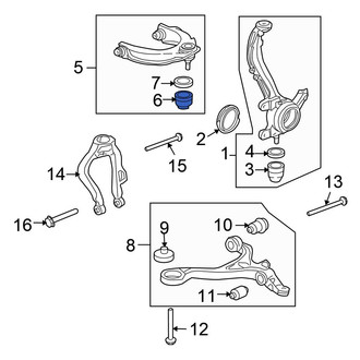 Honda OE - Front Suspension Ball Joint Boot