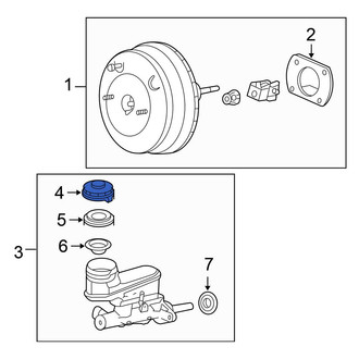 Honda OE - Brake Master Cylinder Reservoir Cap