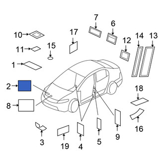 Honda OE - Air Bag Information Label