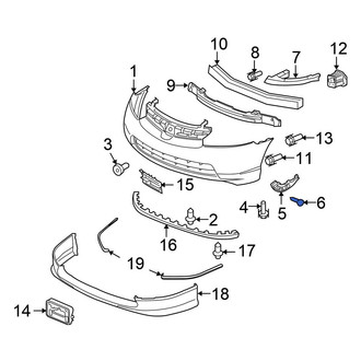 Honda OE - Bumper Guide Screw
