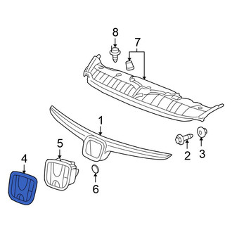 Honda OE - Front Grille Emblem