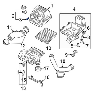 Honda OE - Fuel Injection Air Flow Meter Gasket & O-Ring
