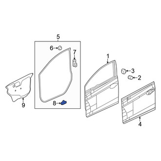 Honda OE - Door Seal Clip