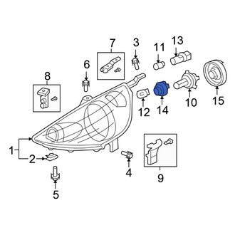 Honda OE - Rear Tail Light Socket
