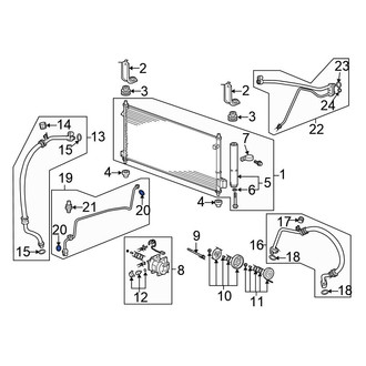 Honda OE - A/C Line O-Ring