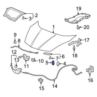 Honda OE - Inner Hood Stop Buffer