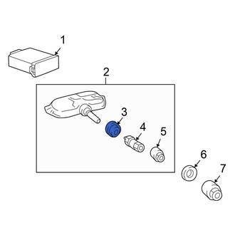 Honda OE - Tire Pressure Monitoring System (TPMS) Sensor Washer