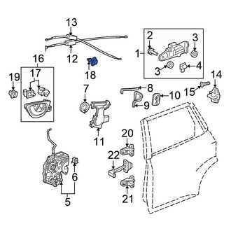 Honda OE - Interior Door Handle Screw