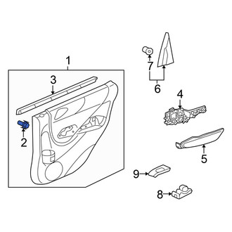 Honda OE - Headliner Clip