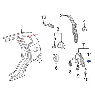 Honda OE - Fog Light Trim Nut