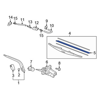 Honda OE - Rear Wiper Blade