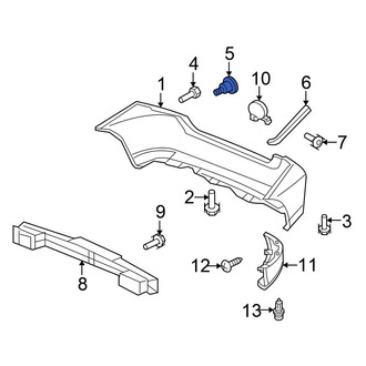Honda OE - Inner Bumper Cover Bolt