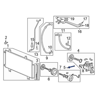 Honda OE - A/C Compressor Bolt
