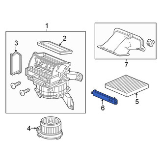Honda OE - Cabin Air Filter Cover