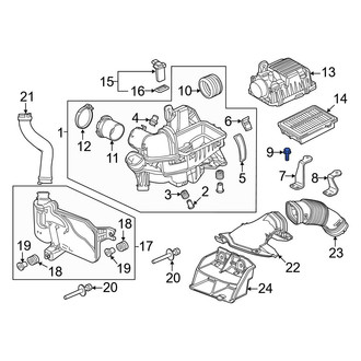 Honda OE - Sliding Door Glass Bolt