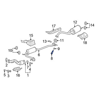 Honda OE - Front Exhaust Bolt