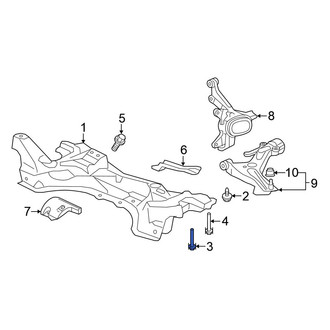 Honda OE - Rear Engine Cradle Bolt