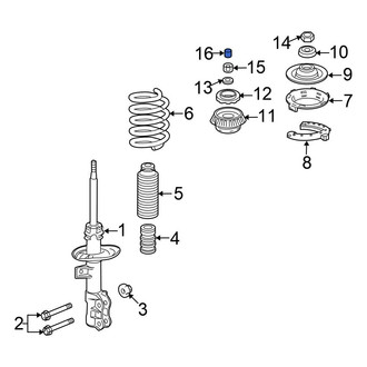 Honda OE - Suspension Strut Mount Cap
