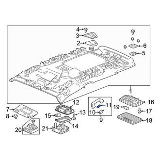 Honda OE - Interior Grab Bar Clip