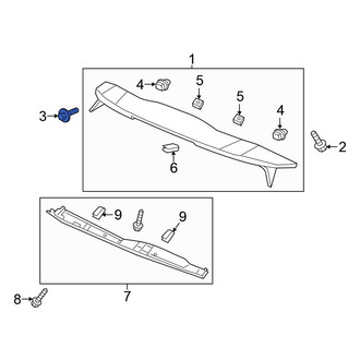 Honda OE - Headlight Mounting Bolt