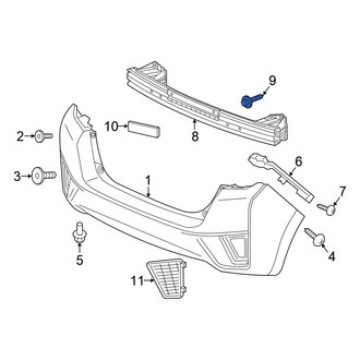 Honda OE - Bumper Impact Bar Bolt