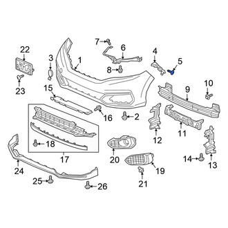 Honda OE - Bumper Guide Screw