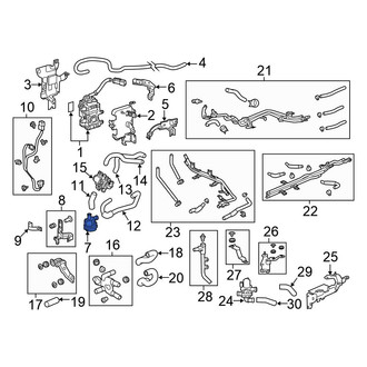 Honda OE - Engine Auxiliary Water Pump
