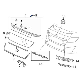 Honda OE - Back Up Light Bolt
