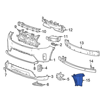 Honda OE - Front Left Brake Air Duct