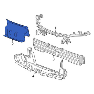 Honda OE - Front Upper Radiator Support Baffle