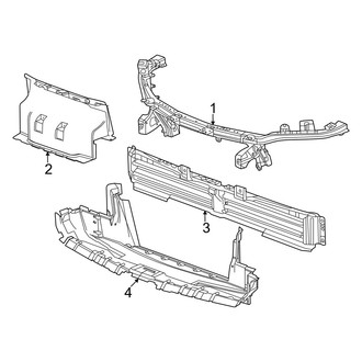 Honda OE - Radiator Support