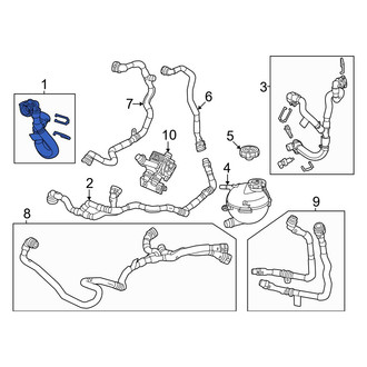 Honda OE - Left Lower Radiator Coolant Hose